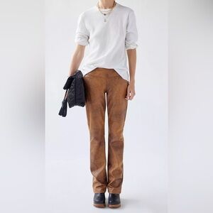 NWOT Urban Outfitters faux suede bootcut pants